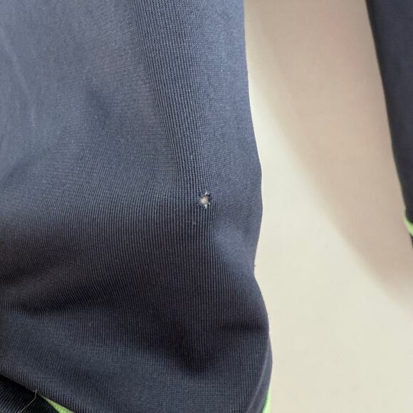 Oleg Cassini Sport Track Jacket Womens S Blue Green Zip Up Retro Y2K Athletic - Picture 5 of 5